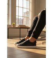 Enoch Erkek Günlük Spor Ayakkabı Kalın Tabanlı Sneaker Minimalist Düz ve Sade Urban Model