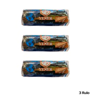 Yener Endüstriyel Jumbo Çöp Torbası Poşeti - 2 Kat - Siyah - 400 Gr. - 80x110 Cm. -10 Adetlik 3 Rulo