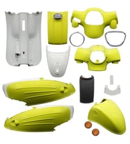 Mondial Turismo 50İ Kaporta Seti (Boyalı Parçalar) Sarı (Yeşil) 15 Parça