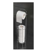 YEDEKLİ AYAKLI WC KAĞITLIK (Gümüş)