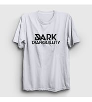 Presmono Unisex Beyaz Logo Dark Tranquillity T-Shirt 137388tt (Beyaz)
