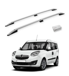 Turtle Opel Combo D 2012-2018 / Uzun Şasi Tavan Çıtası Crown Gri