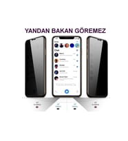 Iphone 14 Plus Hayalet Privacy Gizli Görünmez Tam Kaplayan Kırılmaz Cam Ekran Koruyucu