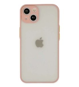 iPhone 14 Kılıf Montreal Silikon Kapak - Pembe