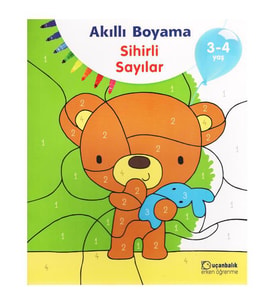 3-4 Yaş Akıllı Boyama Sihirli Sayılar Uçanbalık Yayınları