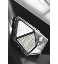 Güneş Enerjili Bahçe Aydınlatma Lambası Solar 100 Led Lamba
