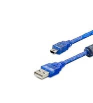 USB Mini V3/5Pin to USB Kablo 1.5 m - Şeffaf Mi HDX5065