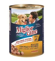 Miglior Cane Tavuk Hindili Katkısız Köpek Konserve Maması 405 Gr