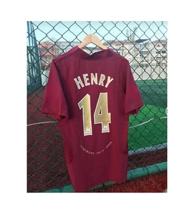 A.r.s.e.n.a.l 2005/06 Sezonu Thierry Henry Özel Nostalji Forması