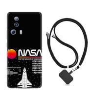 Xiaomi Mi 13 Lite Kılıf Resimli Boyun Askılı İpli Desenli Silikon Nasa 2 1407