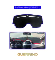 FIAT Punto Evo 2015-2021 Modellerine UygunTORPİDO KORUMA HALISI MAVİ KENAR