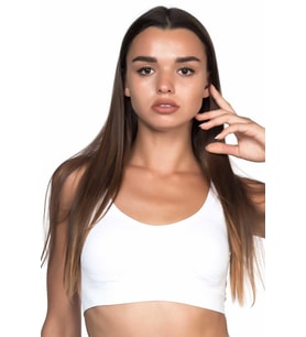 BEYAZ MI Emay 4021 Pedli Kalın Askılı Büstiyer