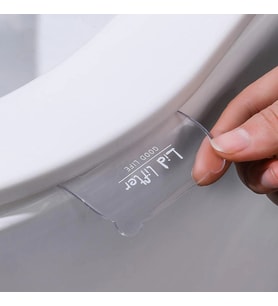 BUFFER® Hijyenik Taşınabilir Yapışkanlı Tuvalet Koltuk Kaldırıcı Klozet Kapak Kaldırma Pedi Tutamacı