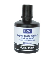Beyaz Tahta Kalem Mürekkebi 100ml Siyah 450g 6'lı Paket