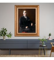 Altın Varaklı Çerçeveli Paspartulu Atatürk Tablo TR0985 (Gold)