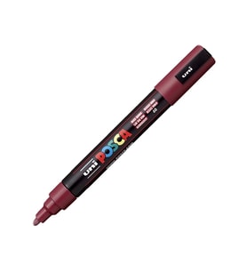 UNİ POSCA SU BAZLI POSTER MARKER 1.8-2.5 ŞARAP KIRMIZI PC-5M