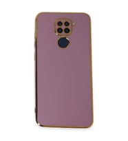 Xiaomi Redmi Note 9 Kılıf Volet Silikon - Mor