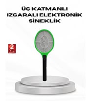 Yüksek Gerilimli Elektronik Sinek Raket – Sessiz Kimyasız ve Güvenli Kullanım