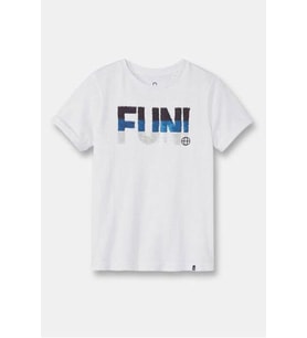 ERKEK ÇOCUK FUN SMİLE DEĞİŞEN PULLU KISA KOL TİŞÖRT