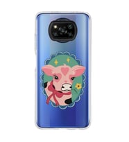 Poco X3 Pro / X3 NFC Uyumlu İnek Tasarımlı Şeffaf Telefon Kılıfı