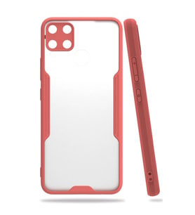 Realme C15 Kılıf Platin Silikon - Pembe