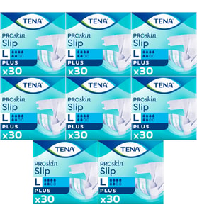 Tena Proskin Slip Plus Bel Bantlı Yetişkin Bezi L - Büyük - Large  240 Adet