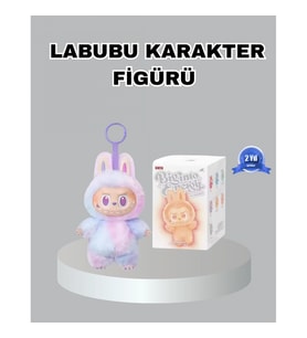 Mey İthalat® Dekoratif Yumuşak Labubu Peluş Figür – Koleksiyonluk ve Çocuklara Uygun Hediye 20 cm