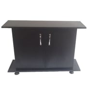 Kanki Pet 80 Cm MDF Lüks düz Akvaryum Siyah Sehpa 80x45x67 cm