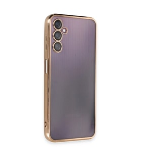 Samsung Galaxy A14 4G Kılıf Razer Lensli Silikon - Gold