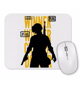 Masculina Branca Pubg Mouse Pad