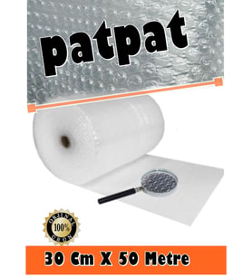 Balonlu Poşet Patpat  30cm X 50metre Havalı Naylon Pat Pat Ambalaj Pat Pat 