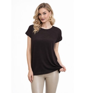 Kadın Triko Kısa Kol Bluz 12949 BGL-ST05311