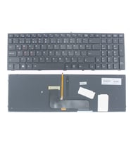 Casper Excalibur G500 ile Uyumlu Notebook Klavye - Siyah - TR - Işıklı