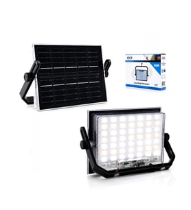 100W GÜNEŞ ENERJİLİ LED IŞIK SOLAR PROJEKTÖR - FENER KAMP - DIŞ MEKAN 3 FARKLI LED IŞIK 348960 LMB (5343)