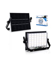 100W GÜNEŞ ENERJİLİ LED IŞIK SOLAR PROJEKTÖR - FENER KAMP - DIŞ MEKAN 3 FARKLI LED IŞIK 348960 LMB (5343)