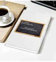 BK Gift Kişiye Özel Okul Tahtası Tasarımlı Beyaz Defter, Öğretmenler günü, Öğretmene Hediye