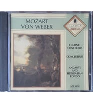 (Plak Değildir CD dir) CD Classical Gold Mozart Von Weber CD (Karışık)