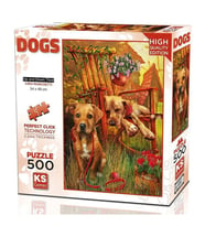 Ks Games Puzzle 500 Parça Up Down Time 20067