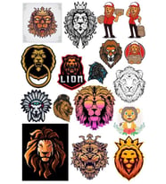 Aslan Sticker Set-14 17 Parça Telefon, Tablet, Defter, Laptop Sticker