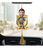 Havalı Erkek Karikatürlü Otomobil Ayna Süsü