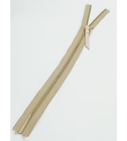 Angel Çanta Aksesuar Gerçek Deri Başlıklı Bej Fermuar 40 Cm Light Gold Metal
