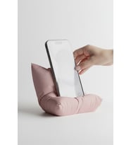 Yastık Figürlü Özel Tasarım Telefon Standı (Pembe)