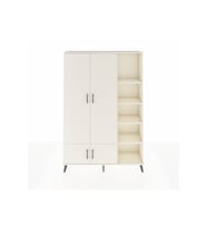 Arges Gardrop 6 Raflı 4 Kapaklı Tek Askılı 132x30x195 Aytaşı-Aytaşı