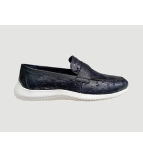 VOYAGER M211-1 ERKEK HAKİKİ DERİ SPOR TABAN LOAFER AYAKKABI LACİVERT