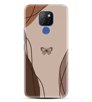 GM9 Pro Kılıf HD Resim Baskılı Kahve Kelebek StKd -038