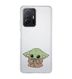 Xiaomi Mi 11T - 11T Pro Uyumlu Baby Yoda Tasarımlı Şeffaf Telefon Kılıfı