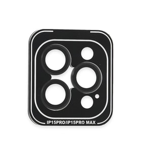 Joko Apple iPhone 15 Pro Max PVD Metal Kamera Lens - Siyah