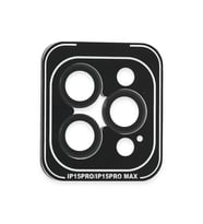 Joko Apple iPhone 15 Pro Max PVD Metal Kamera Lens - Siyah