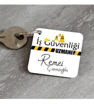Kişiye Özel İş Güvenliği Uzmanlarına Özel Anahtarlık
