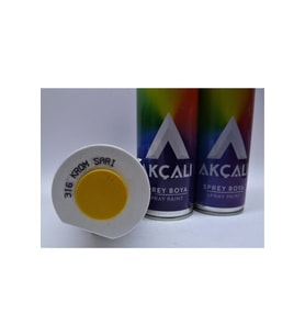 Akçalı Sprey Boya Krom Sarı 316 400ml